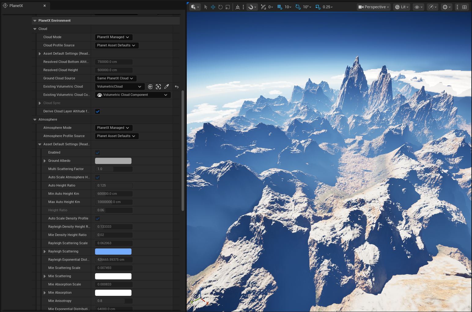 Environment transitions